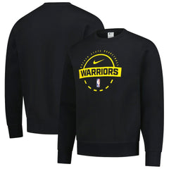 Golden State Warriors 2025/26 Authentic Practice Club Sweatshirt Black