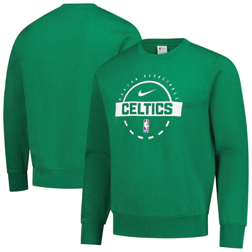 Boston Celtics 2025/26 Authentic Practice Club Sweatshirt Kelly Green