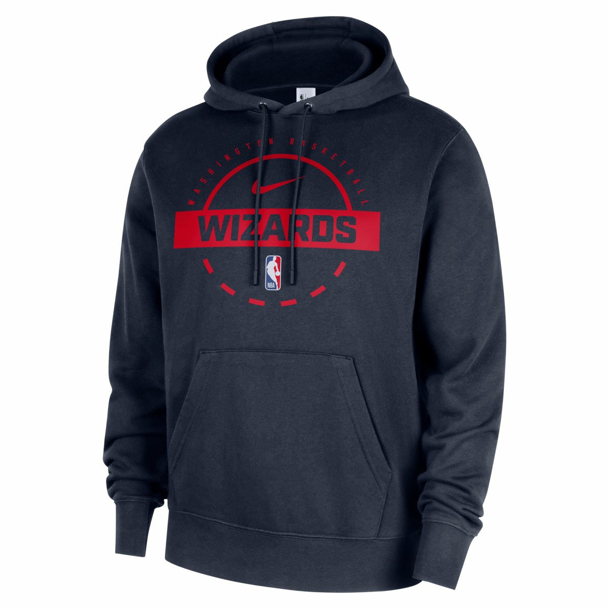 Washington Wizards 2025/26 Authentic Practice Club Pullover Hoodie Navy