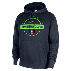 Minnesota Timberwolves 2025/26 Authentic Practice Club Pullover Hoodie Navy