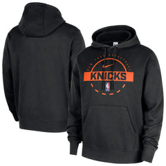 New York Knicks 2025/26 Authentic Practice Club Pullover Hoodie Black