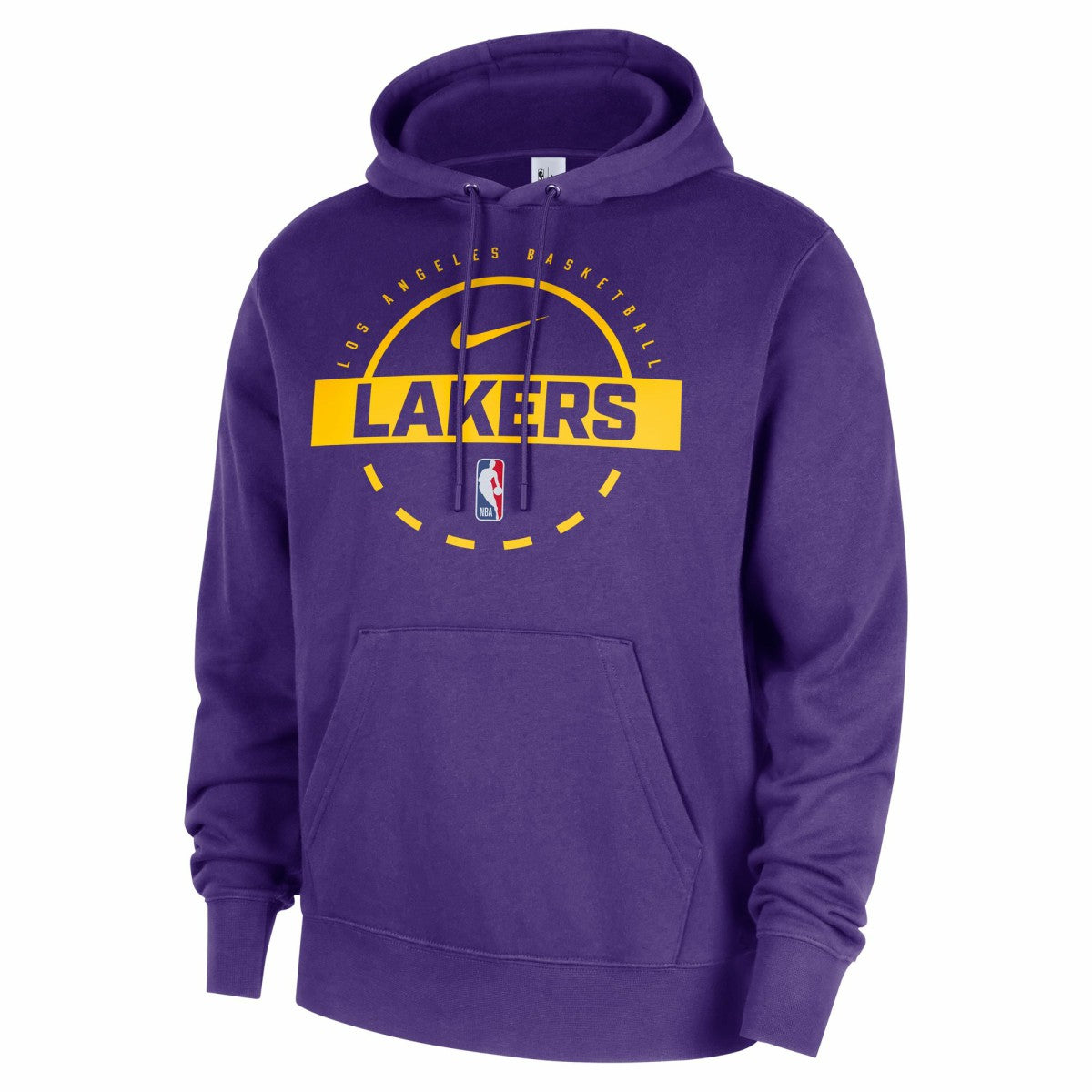 Los Angeles Lakers 2025/26 Authentic Practice Club Pullover Hoodie Purple