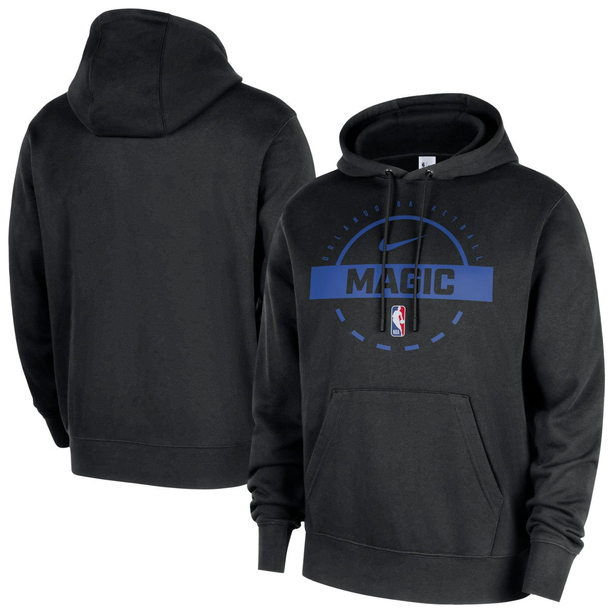Orlando Magic 2025/26 Authentic Practice Club Pullover Hoodie Black