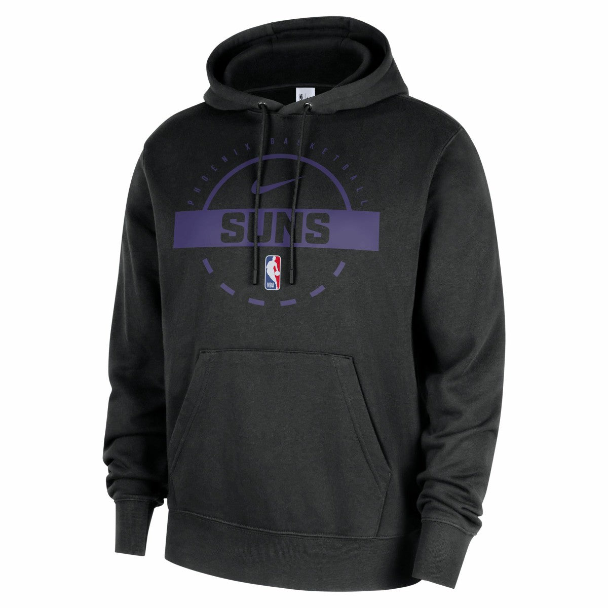 Phoenix Suns 2025/26 Authentic Practice Club Pullover Hoodie Black