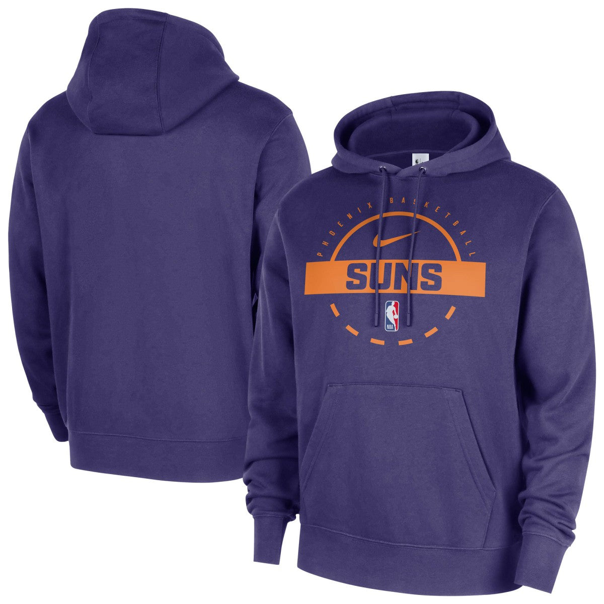 Phoenix Suns 2025/26 Authentic Practice Club Pullover Hoodie Purple