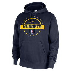 Denver Nuggets 2025/26 Authentic Practice Club Pullover Hoodie Navy
