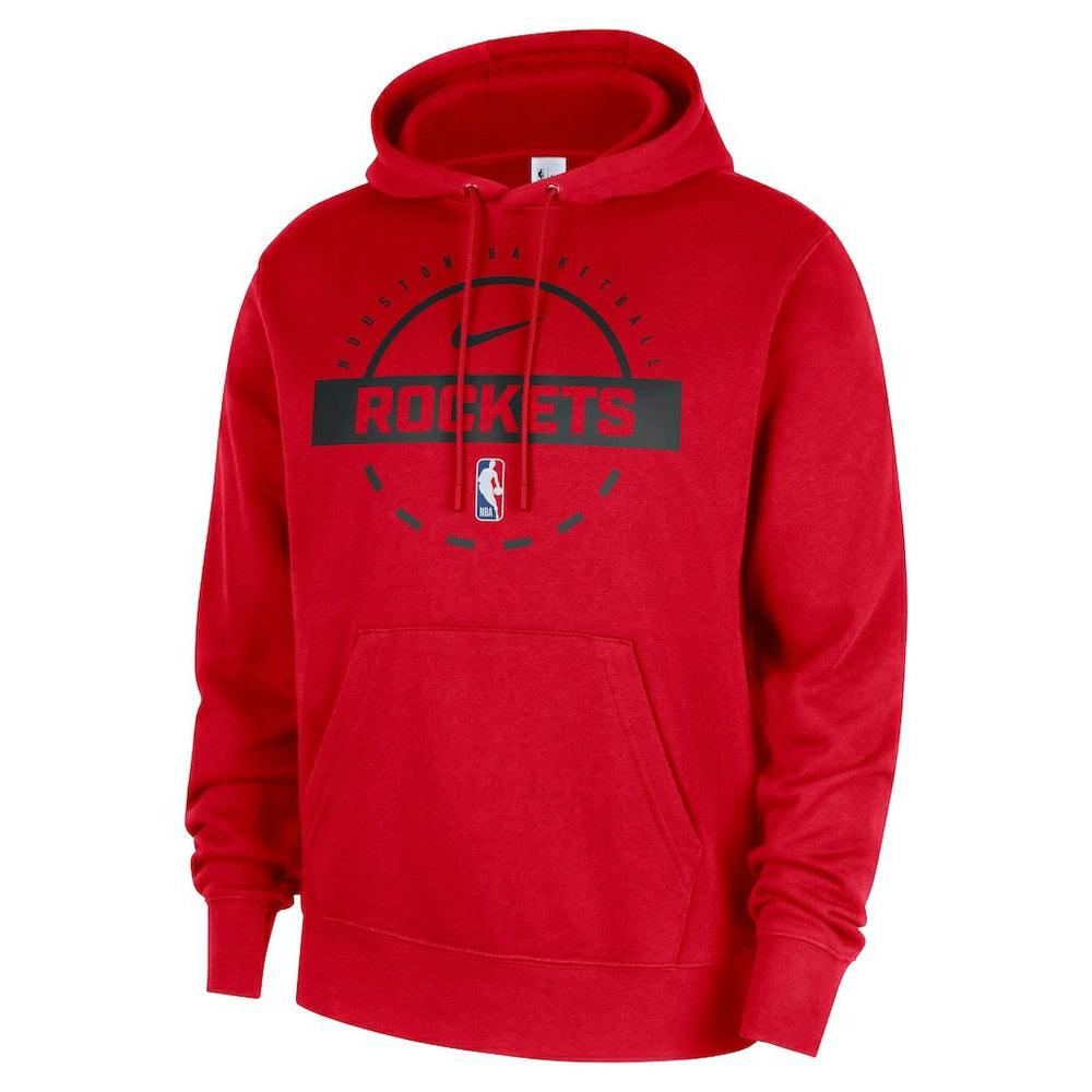 Houston Rockets 2025/26 Authentic Practice Club Pullover Hoodie Red