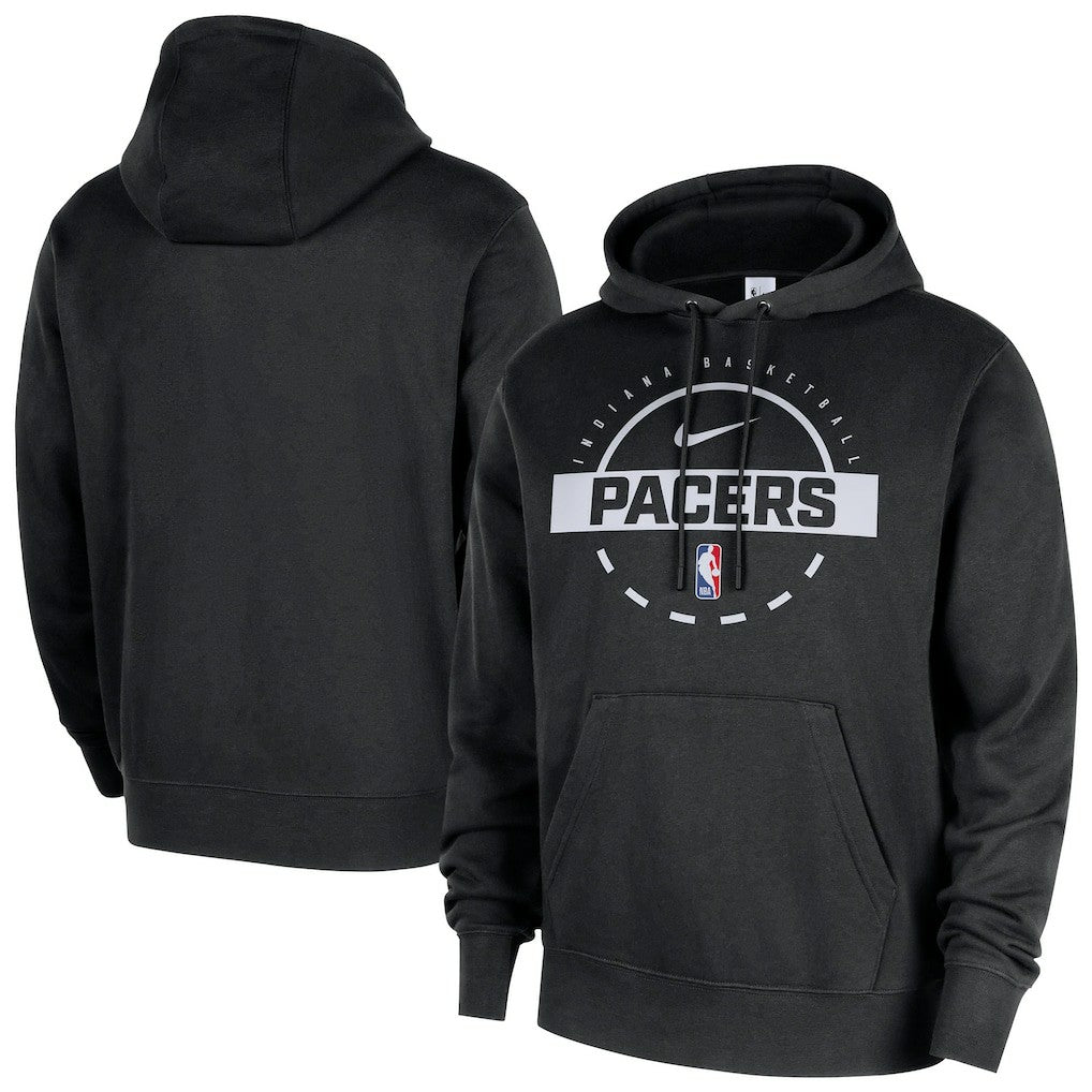 Indiana Pacers 2025/26 Authentic Practice Club Pullover Hoodie Black