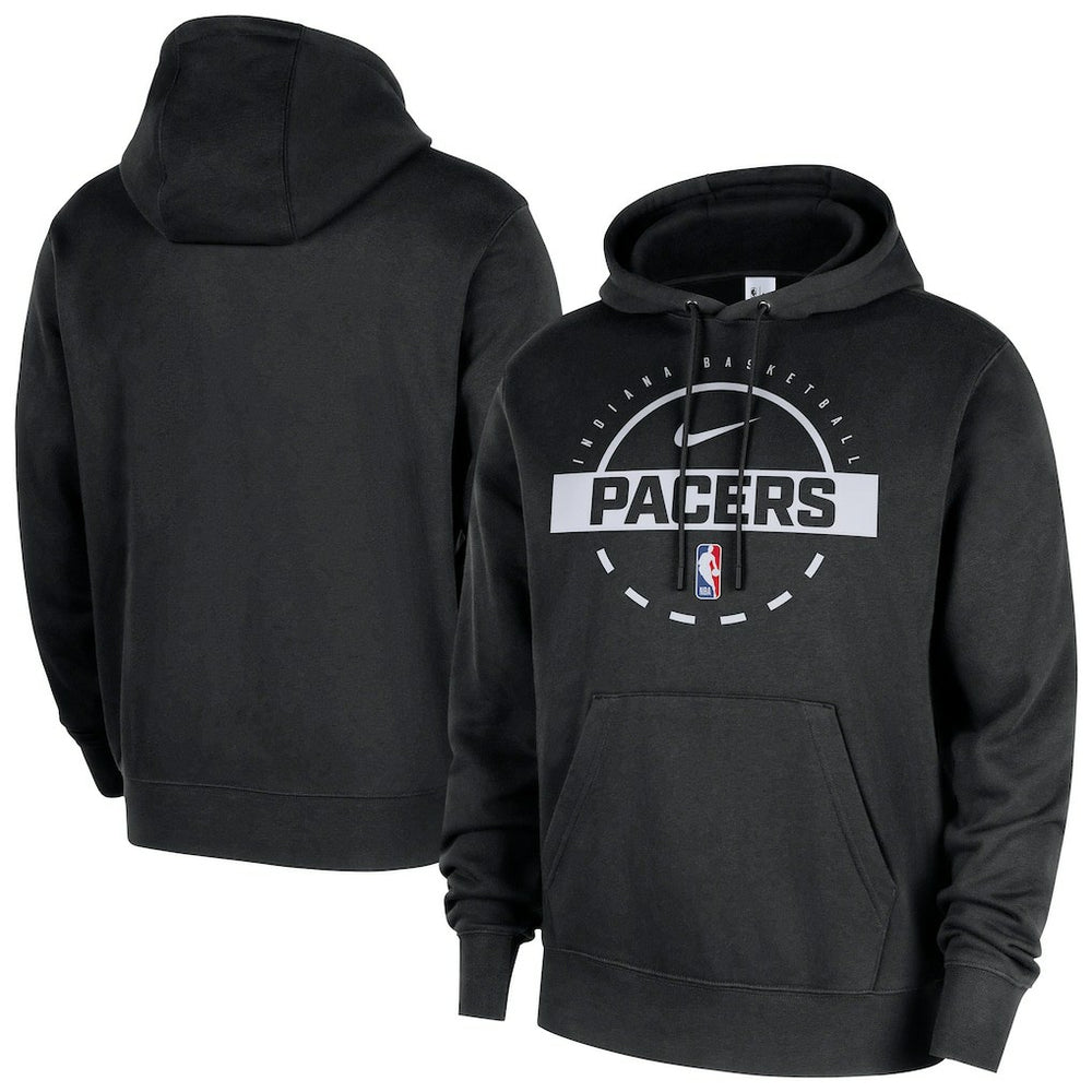 Indiana Pacers 2025/26 Authentic Practice Club Pullover Hoodie Black