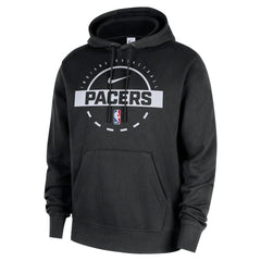 Indiana Pacers 2025/26 Authentic Practice Club Pullover Hoodie Black