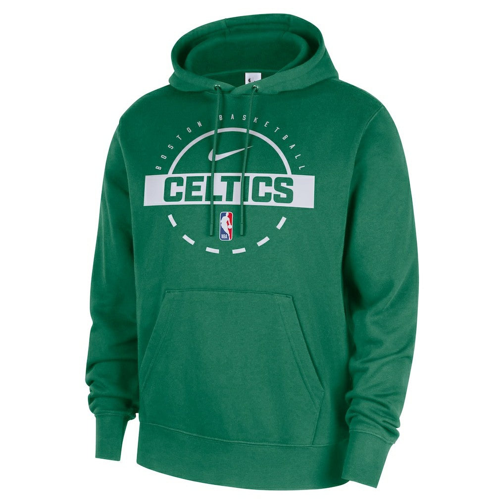 Boston Celtics 2025/26 Authentic Practice Club Pullover Hoodie Kelly Green