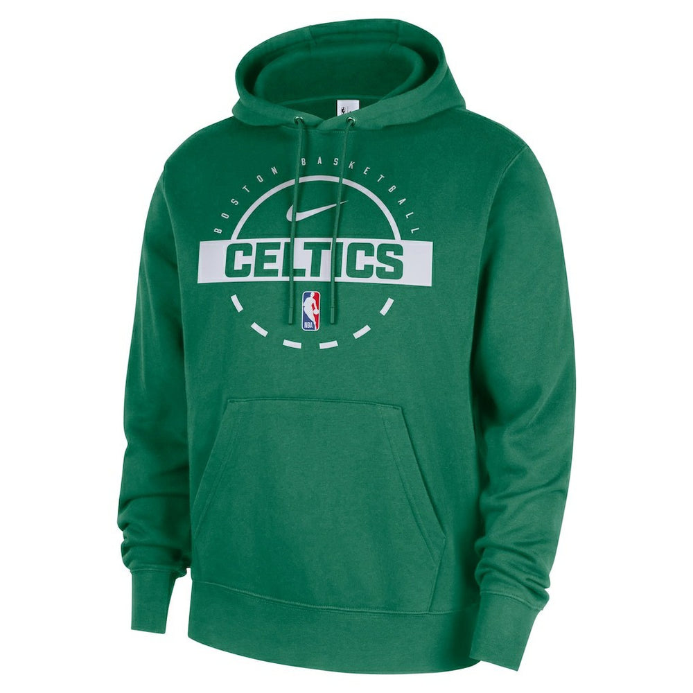 Boston Celtics 2025/26 Authentic Practice Club Pullover Hoodie Kelly Green
