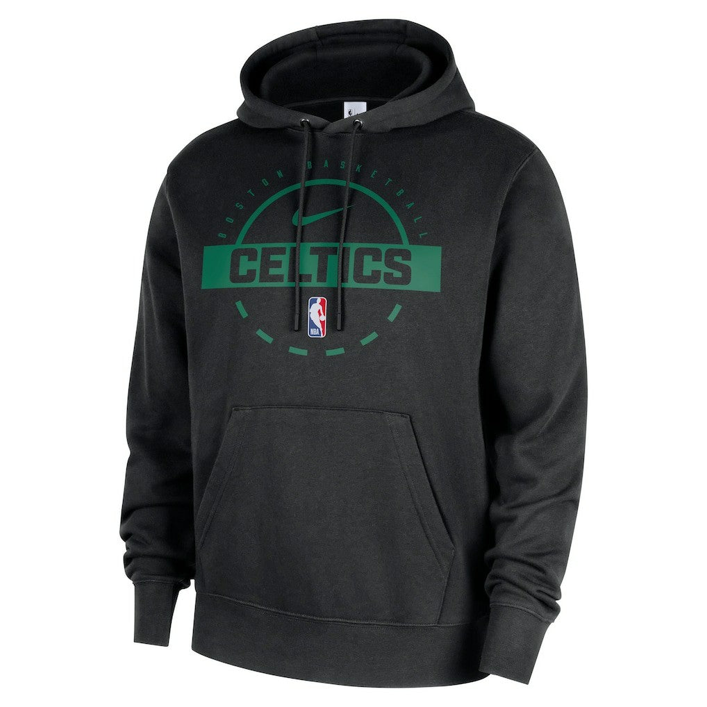 Boston Celtics 2025/26 Authentic Practice Club Pullover Hoodie Black