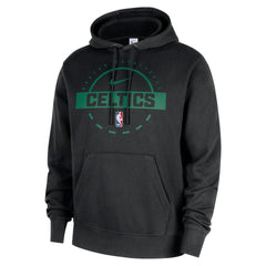 Boston Celtics 2025/26 Authentic Practice Club Pullover Hoodie Black