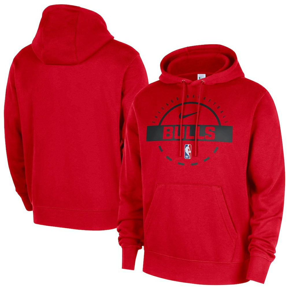 Chicago Bulls 2025/26 Authentic Practice Club Pullover Hoodie Red
