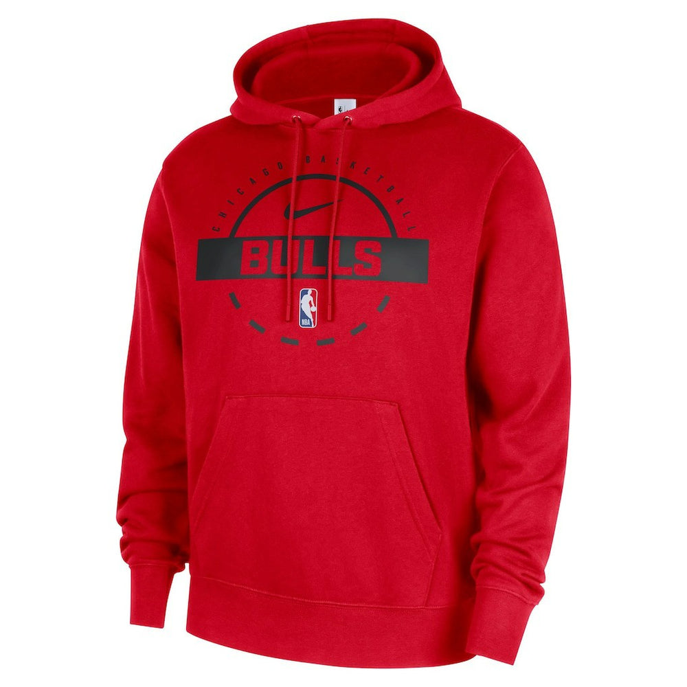 Chicago Bulls 2025/26 Authentic Practice Club Pullover Hoodie Red