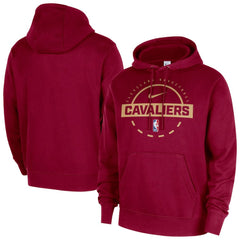 Cleveland Cavaliers 2025/26 Authentic Practice Club Pullover Hoodie Wine