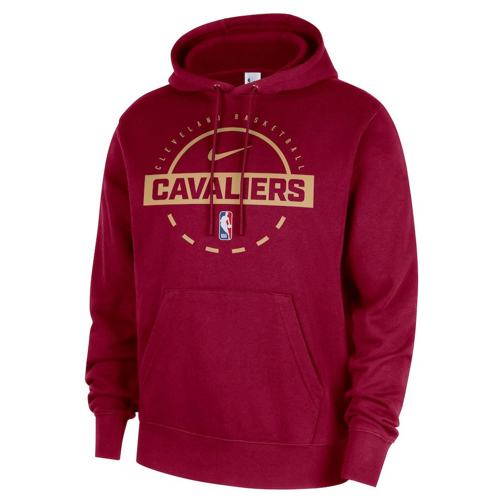 Cleveland Cavaliers 2025/26 Authentic Practice Club Pullover Hoodie Wine