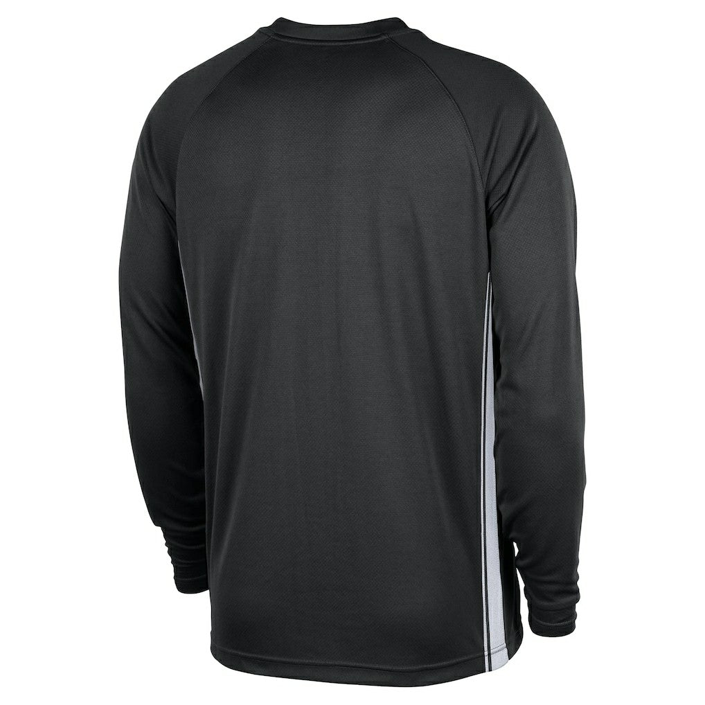 Brooklyn Nets 2025/26 Authentic Pre-Game Legend Dri-FIT Long Sleeve Shooting Shirt Black