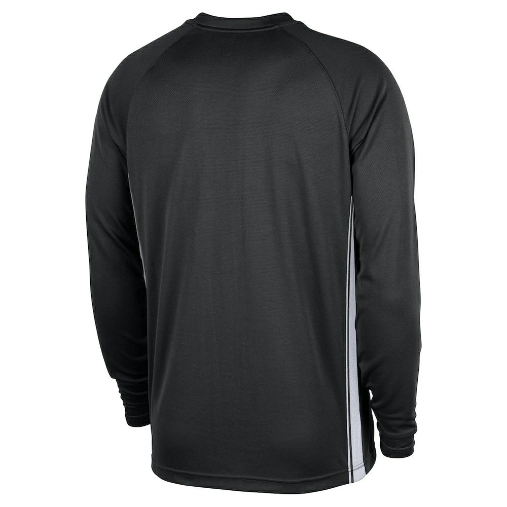Brooklyn Nets 2025/26 Authentic Pre-Game Legend Dri-FIT Long Sleeve Shooting Shirt Black