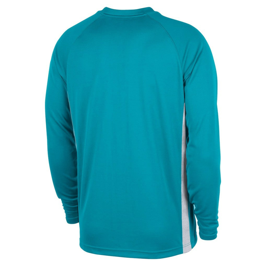 Charlotte Hornets Jordan Brand 2025/26 Authentic Pre-Game Legend Dri-FIT Long Sleeve Shooting Shirt Teal