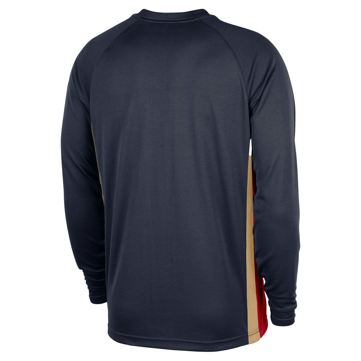 New Orleans Pelicans 2025/26 Authentic Pre-Game Legend Dri-FIT Long Sleeve Shooting Shirt Navy