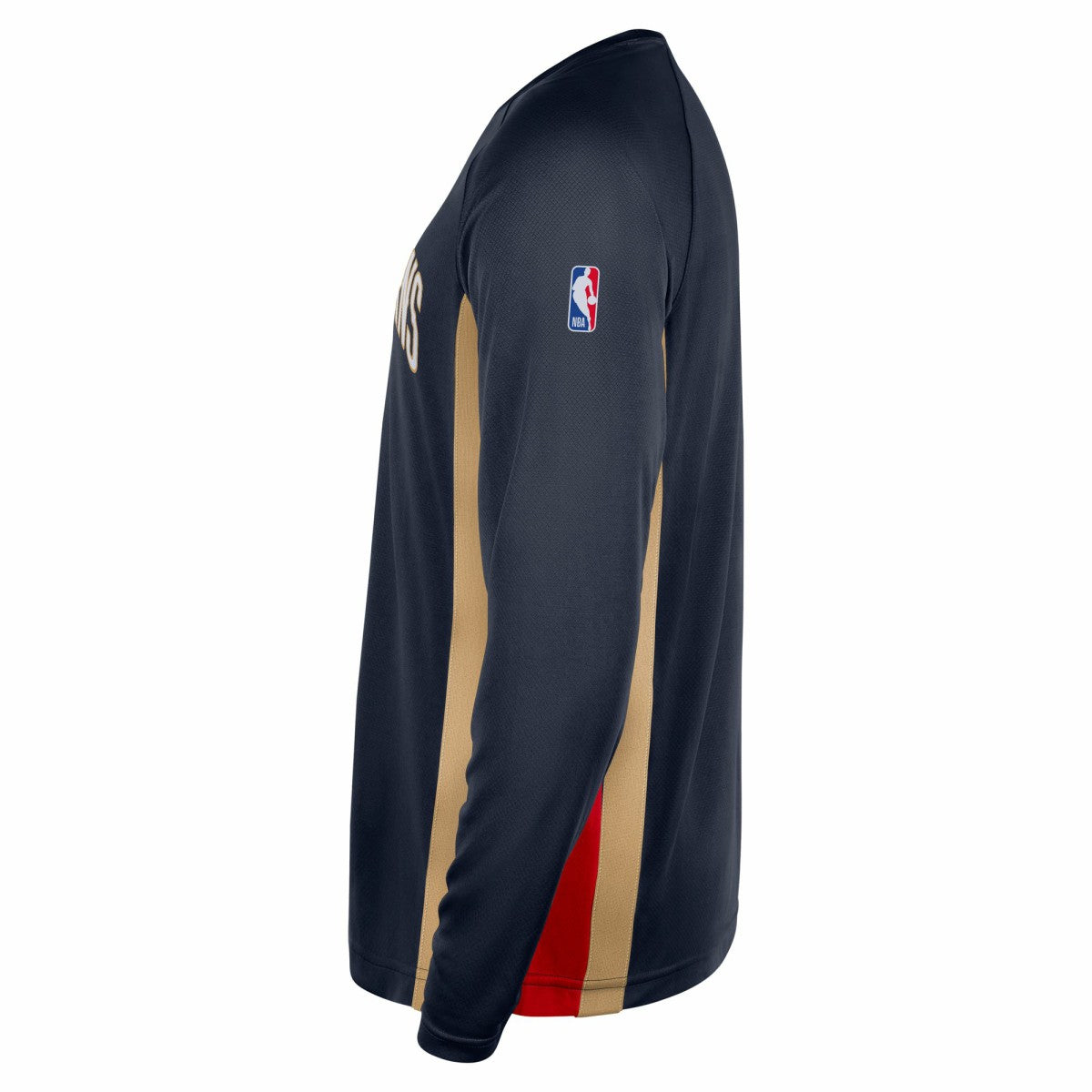 New Orleans Pelicans 2025/26 Authentic Pre-Game Legend Dri-FIT Long Sleeve Shooting Shirt Navy