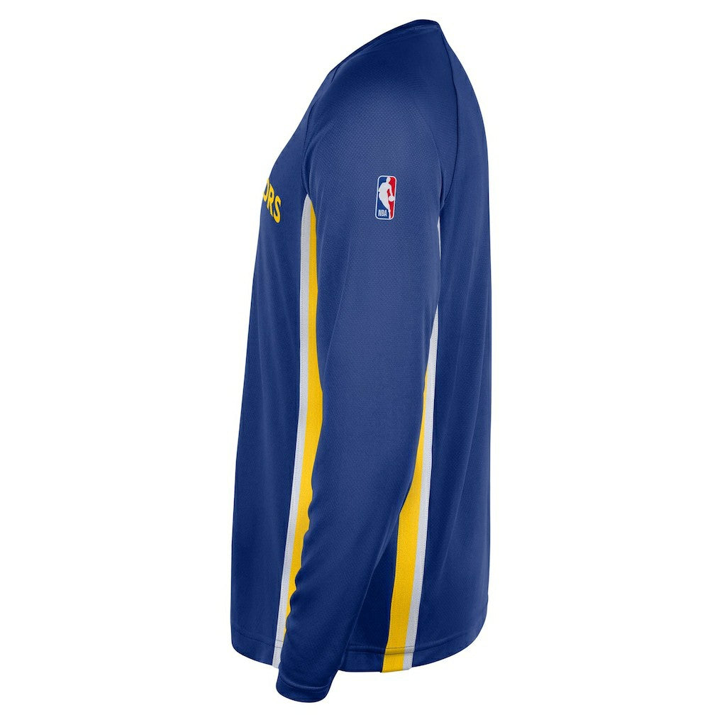 Golden State Warriors 2025/26 Authentic Pre-Game Legend Dri-FIT Long Sleeve Shooting Shirt Royal