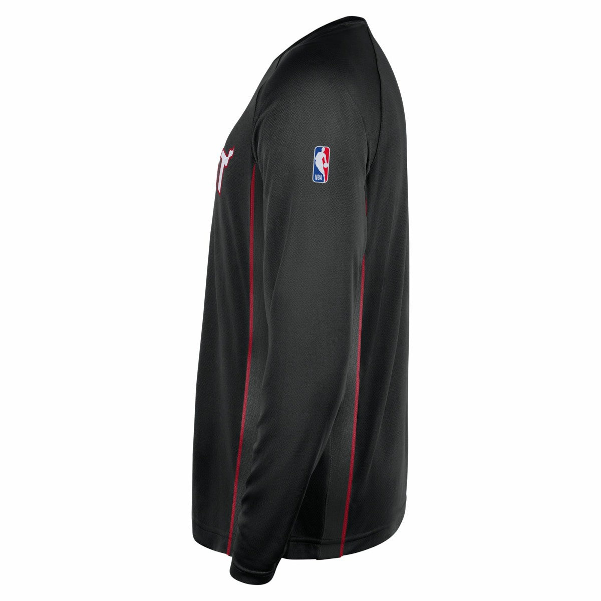 Miami Heat 2025/26 Authentic Pre-Game Legend Dri-FIT Long Sleeve Shooting Shirt Black