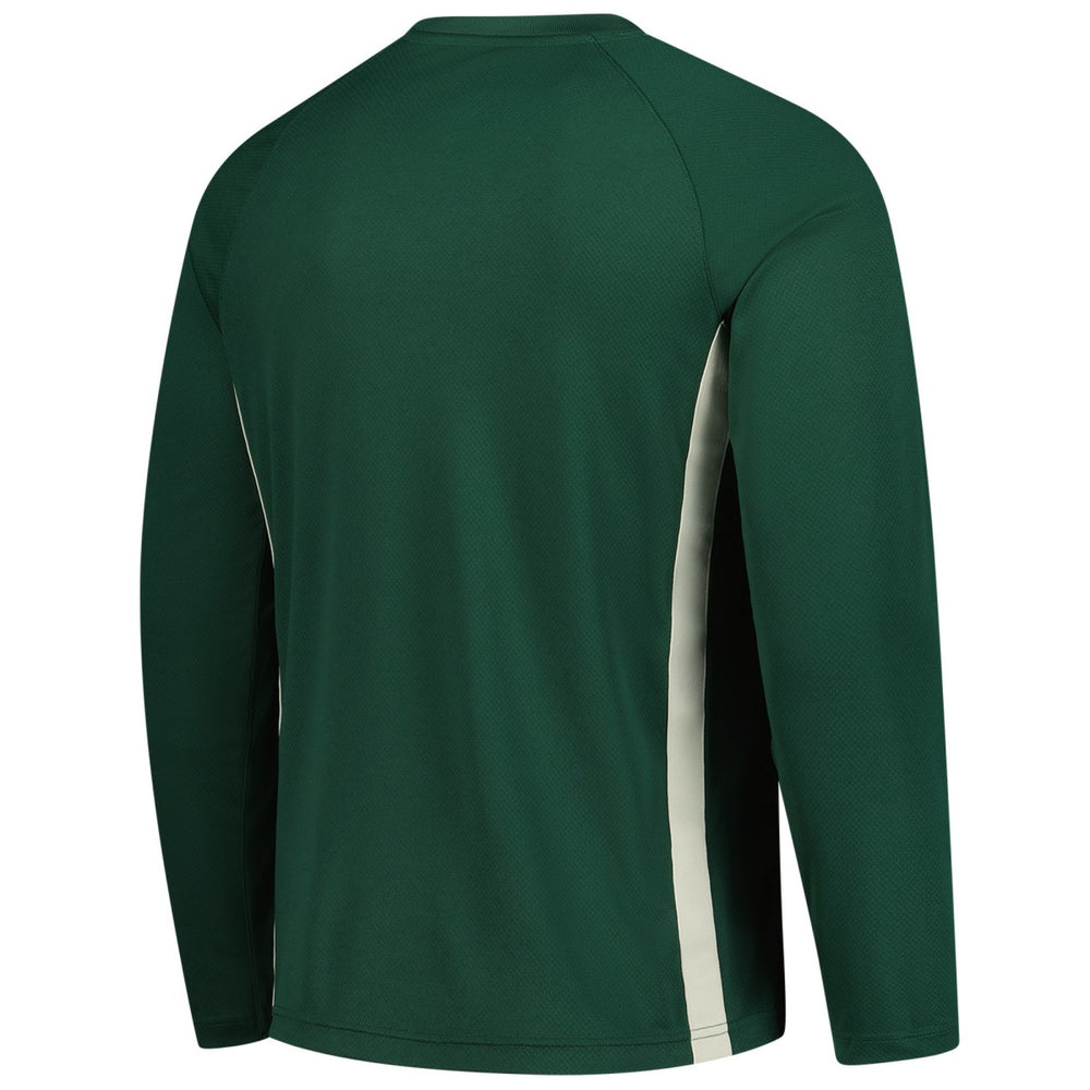 Milwaukee Bucks 2025/26 Authentic Pre-Game Legend Dri-FIT Long Sleeve Shooting Shirt Hunter Green