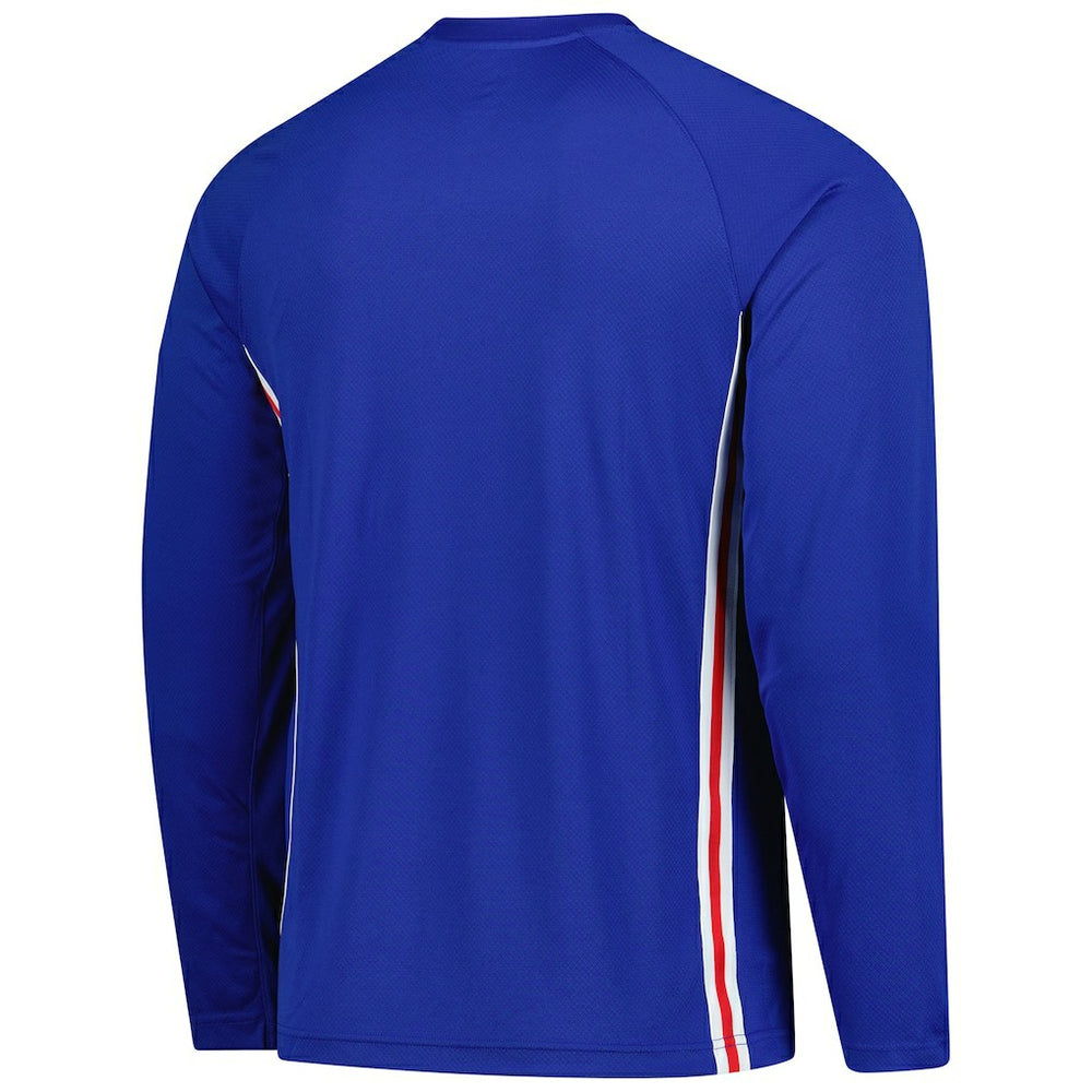Philadelphia 76ers 2025/26 Authentic Pre-Game Legend Dri-FIT Long Sleeve Shooting Shirt Royal