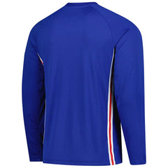 Philadelphia 76ers 2025/26 Authentic Pre-Game Legend Dri-FIT Long Sleeve Shooting Shirt Royal
