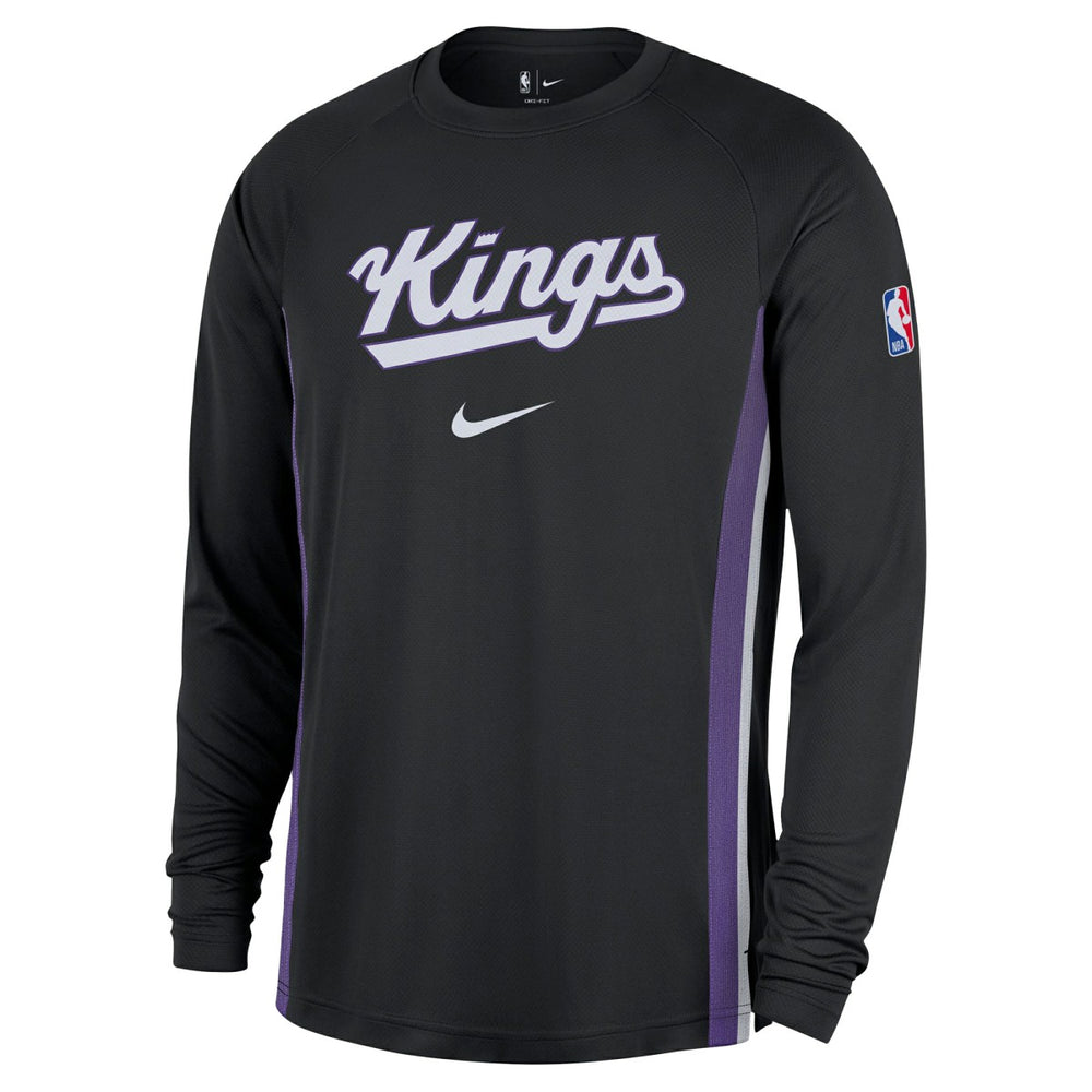 Sacramento Kings 2025/26 Authentic Pre-Game Legend Dri-FIT Long Sleeve Shooting Shirt Black