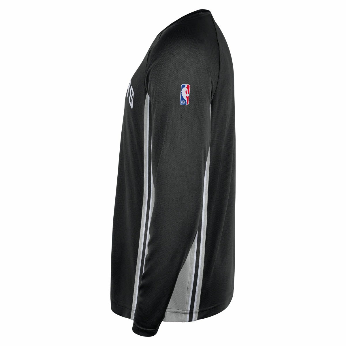 San Antonio Spurs 2025/26 Authentic Pre-Game Legend Dri-FIT Long Sleeve Shooting Shirt Black