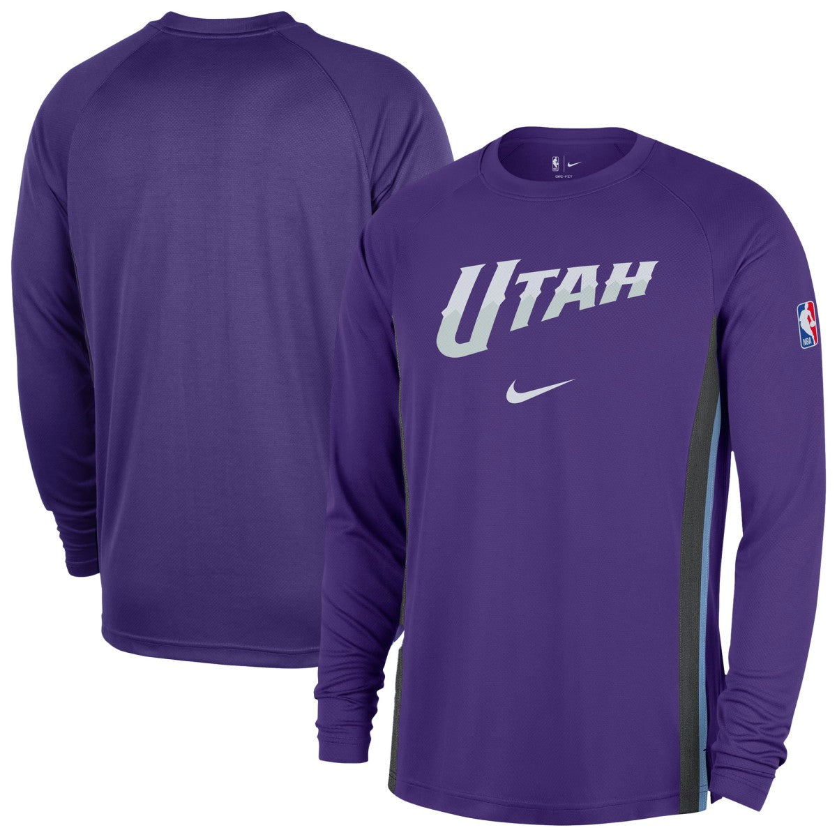 Utah Jazz 2025/26 Authentic Pre-Game Legend Dri-FIT Long Sleeve Shooting Shirt Purple