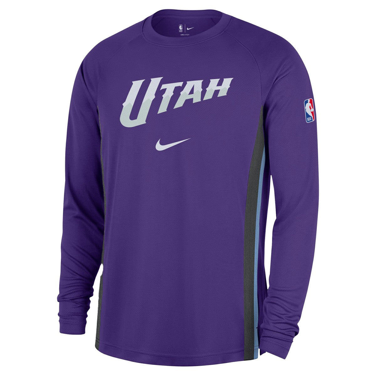 Utah Jazz 2025/26 Authentic Pre-Game Legend Dri-FIT Long Sleeve Shooting Shirt Purple