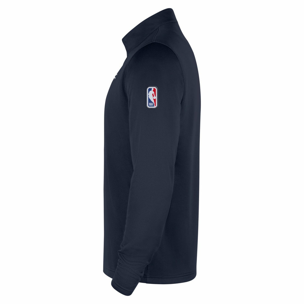 Washington Wizards 2025/26 Authentic Coaches Quarter-Zip Dri-Fit Top Navy