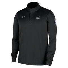 Golden State Warriors 2025/26 Authentic Coaches Quarter-Zip Dri-Fit Top Black