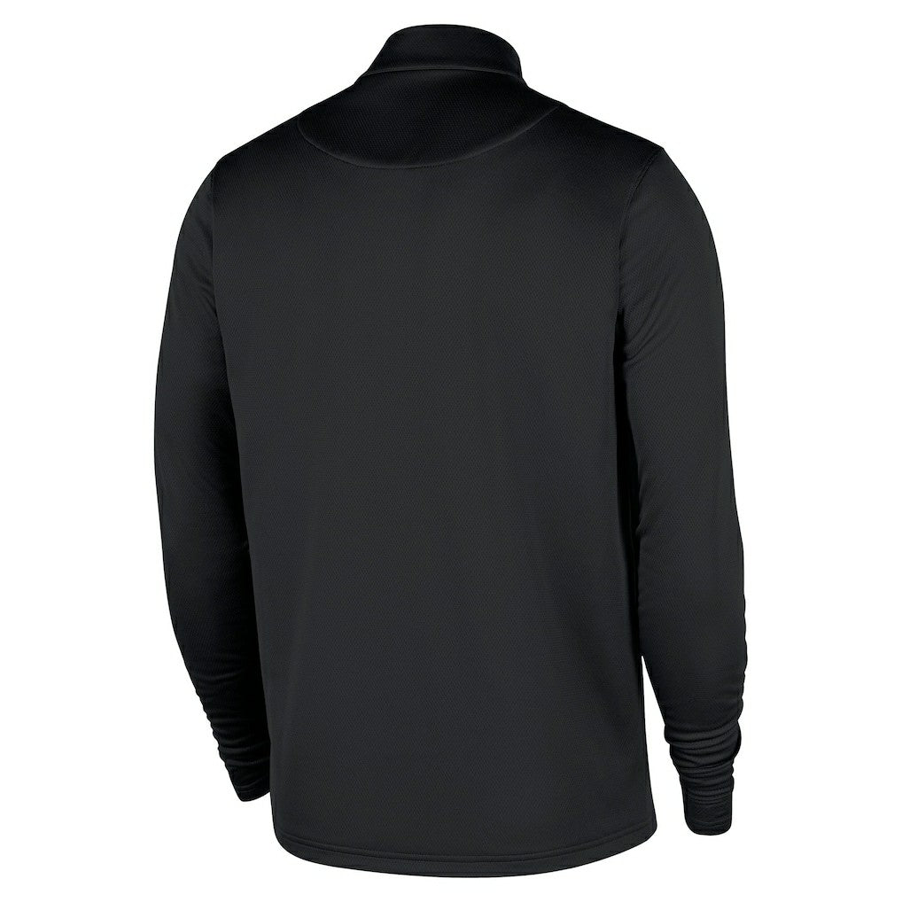 Golden State Warriors 2025/26 Authentic Coaches Quarter-Zip Dri-Fit Top Black