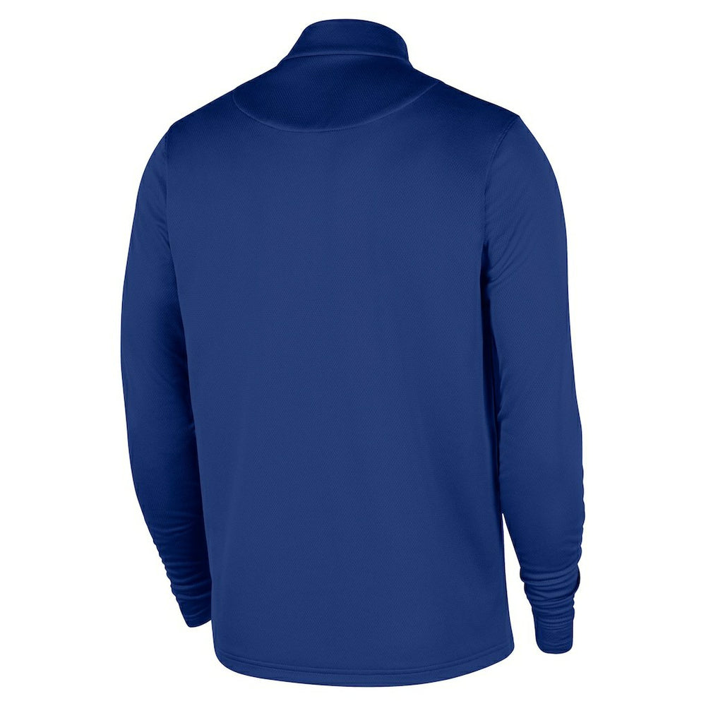 Golden State Warriors 2025/26 Authentic Coaches Quarter-Zip Dri-Fit Top Royal