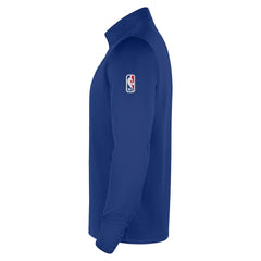 Philadelphia 76ers 2025/26 Authentic Coaches Quarter-Zip Dri-Fit Top Royal