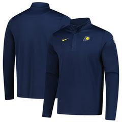 Indiana Pacers 2025/26 Authentic Coaches Quarter-Zip Dri-Fit Top Navy