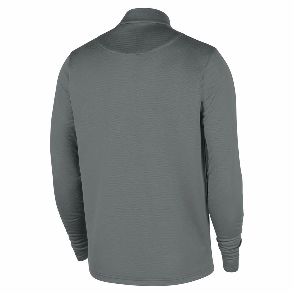 San Antonio Spurs 2025/26 Authentic Coaches Quarter-Zip Dri-Fit Top Silver