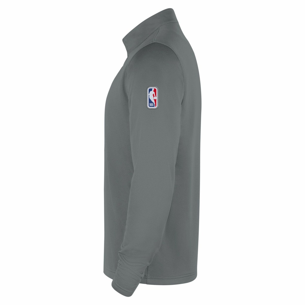 San Antonio Spurs 2025/26 Authentic Coaches Quarter-Zip Dri-Fit Top Silver
