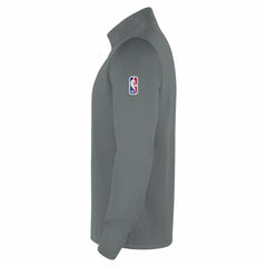 San Antonio Spurs 2025/26 Authentic Coaches Quarter-Zip Dri-Fit Top Silver
