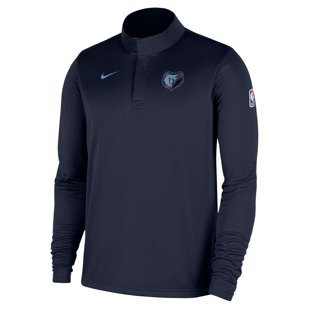 Memphis Grizzlies 2025/26 Authentic Coaches Quarter-Zip Dri-Fit Top Navy