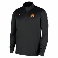 Phoenix Suns 2025/26 Authentic Coaches Quarter-Zip Dri-Fit Top Black