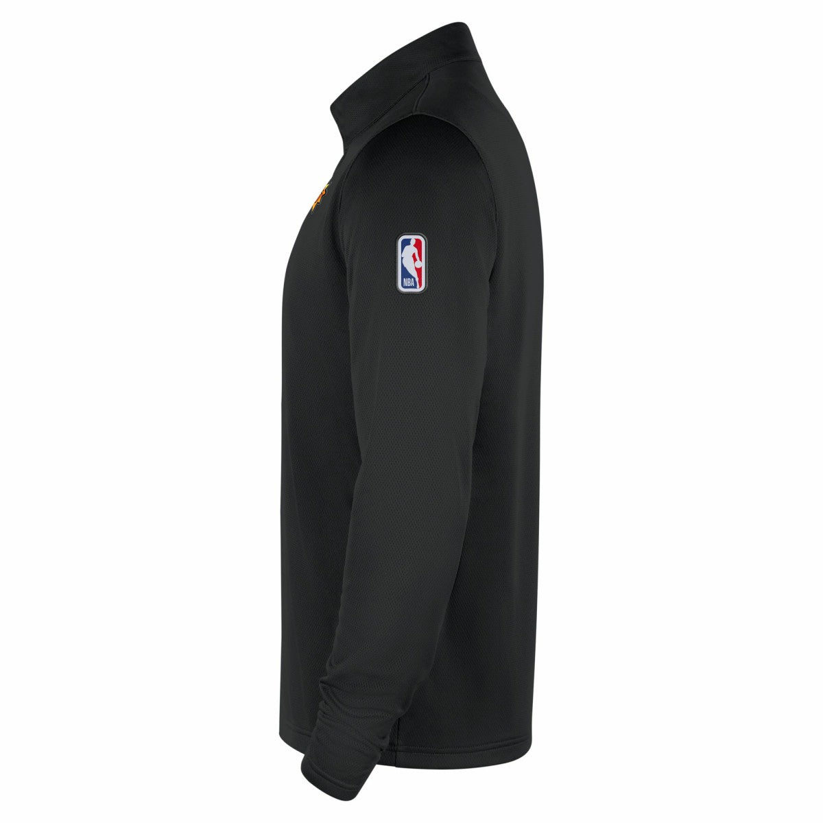Phoenix Suns 2025/26 Authentic Coaches Quarter-Zip Dri-Fit Top Black