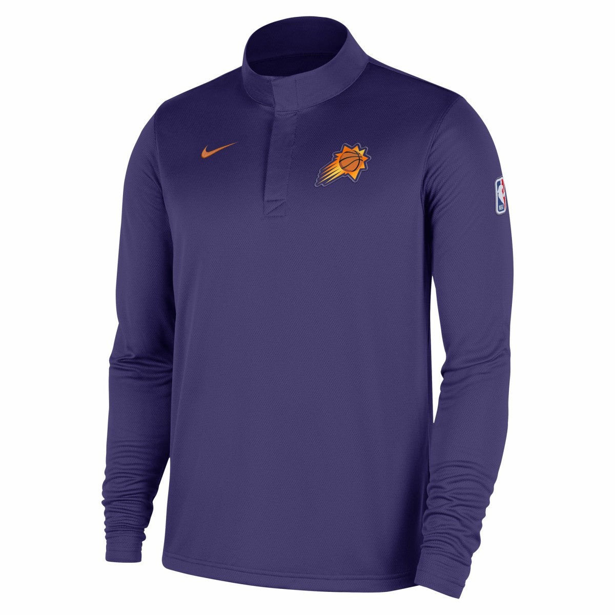 Phoenix Suns 2025/26 Authentic Coaches Quarter-Zip Dri-Fit Top Purple