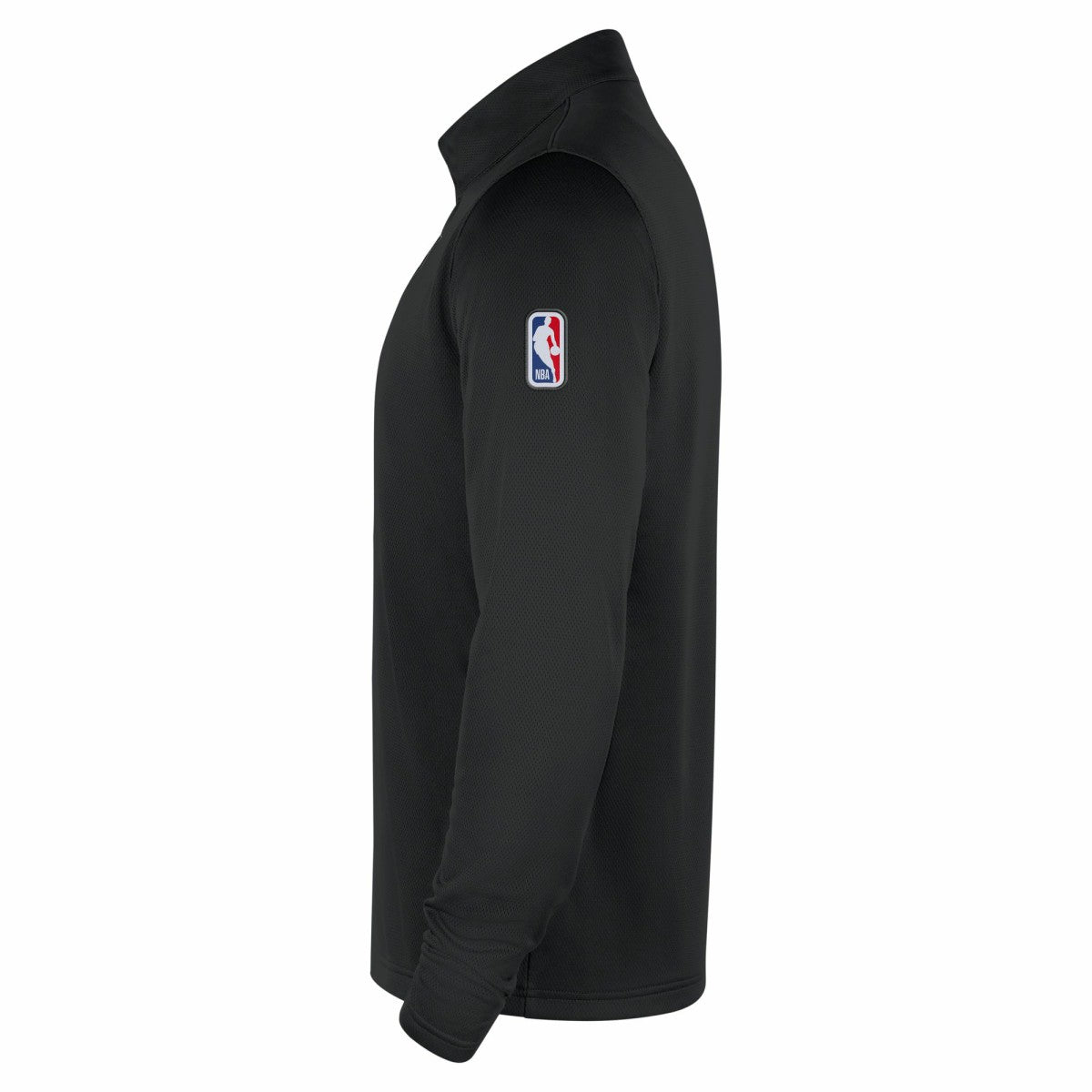 Portland Trail Blazers 2025/26 Authentic Coaches Quarter-Zip Dri-Fit Top Black
